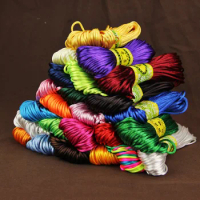 20m/lot 2.5mm Velvet Cord Thread Chinese Knot Macrame Cord Bracelet Braided String DIY Tassels Beading String Thread