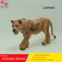 Hot toys:Lioness Simulation model Animals kids toys children educational props