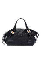 Gucci 二手 Gucci 中型竹節皮革托特包