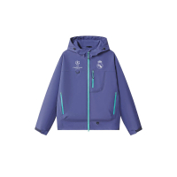 Áo khoác dù thể thao ngoài trời 2025ERMAO Champions League Real Madrid, kiểu dáng Double Zipper với 
