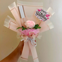 Buket Ulang Tahun dan Snack / Buket Hadiah / Buket Snack Tinggal Tempel / Buket Praktis dan Lucu / B