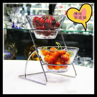 自助餐廳冷餐會餐具器皿水果涼菜食物碗透明展示架子創意多層歐式