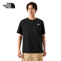 The North Face TNF 短袖上衣 休閒 M PWL ROCKY MOUNTAIN SS TEE - AP 男 黑(NF0A88GKJK3)