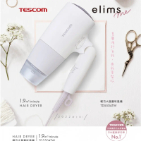 【TESCOM】TD550A 輕巧大風量吹風機#白-白