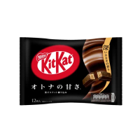 【Nestle 雀巢】KitKat 濃黑巧克力口味袋裝(買一送一)