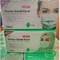 Masker Cantol dan Hijab Onemed isi 50pcs Hijab Onemed