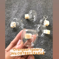 Cepuk kaca cungko untuk kandang kecil pleci dll