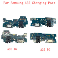 USB Charging Port Board Connector Flex Cable For Samsung A32 4G A325 A32 5G A326 Replacement Parts
