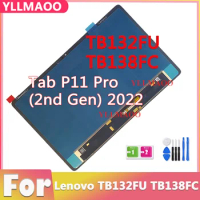 AAA+ For Lenovo Xiaoxin Tab P11 Pro (2nd Gen) 2022 TB138 TB132 TB132FU TB138FC LCD Touch Screen Digitizer Assembly Replacement