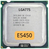 Xeon E5450 Processor 3.0GHz 12M 1333Mhz works on lga 775 mainboard no need adapter