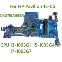 For HP Pavilion 15-CS Laptop motherboard DAG7BLMB8D0 with CPU I3-1005G1 I5-1035G4 I7-1065G7 100% Tested Fully Work