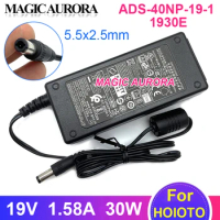 Genuine For HP Monitor Power Adapter ADS-40NP-19-1 19030E 23ER 22EP 22er 24F 22fi23fi Display 19V 1.58A 30W Charger 5.5x2.5mm
