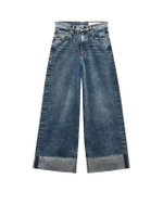 กางเกงยีนส์ผู้หญิง รุ่น Sofie High Rise Ankle Wide สี Leland