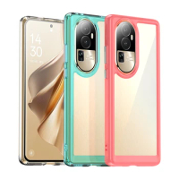 For OPPO Reno 10 Pro Plus Clear Case For OPPO Reno 10 Pro Plus Cover Funda Shell Hard Translucent Shockproof Phone Bumper