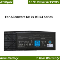 BTYVOY1 11.1V 90WH Laptop Battery for Alienware M17x R3 R4 7XC9N C0C5M 0C0C5M 05WP5W 5WP5W CN-07XC9N 318-0397 451-11817