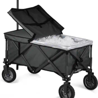 Oniva - A PICNIC TIME Brand Adventure Wagon Elite Folding Wagon With Table Top Lid &amp; Soft Cooler Liner