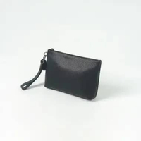 Tas COACH TEXT EMBOSSED BLACK CLUTCH WITH HANDLE 100% ORIGINAL 24X4X17CM