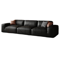 【KENS】沙發 沙發椅 大黑牛沙發意式輕奢雙喜居現代極簡小戶型客廳設計大黑牛直排沙發