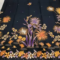 Kain Batik Fashion Santoso Hitam Manis 615 ungu