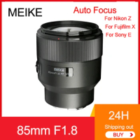 MEKE 85mm F1.8 Auto Focus Medium Telephoto STM Full Frame Portrait Lens for Nikon Z/Fujifilm X/ Sony E Mount Mirrorless Camera