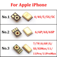10pcs For Apple IPhone 13 12 11 Pro Max XS XR X 8P 8 Plus 7P 7 6SP 6S 6P 6 5S 5C 5 4 4S Inner MIC Speaker Microphone Transmitter