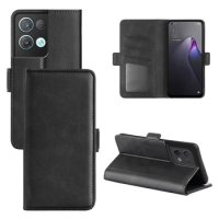 Case For OPPO Reno 8 5G Leather Wallet Flip Cover Vintage Magnet Phone Case For OPPO Reno 8 5G Coque