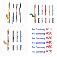 Phone Power Volume Button For Samsung Galaxy A10 A20 A30 A40 A50 A60 A70 New Housing On Off Side Key Flex Cable