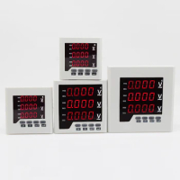 AC0-380V 3 phase voltmeter voltage digital panel meter