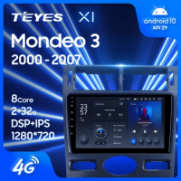 TEYES X1 For Ford Mondeo 3 2000 - 2007 Car Radio Multimedia Video Player Navigation GPS Android 10 No 2din 2 din dvd