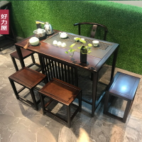 花梨木茶桌茶燒水壺體陽茶桌椅組合客廳實木具
