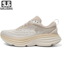 SALUDAS Trail Running Shoes Bondi 8 Men Women Sports Shoes Outdoor All Terrain Non-Slip Walking Shoes Fashion Casual Sneakers