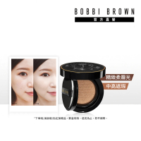 【Bobbi Brown 芭比波朗】霧光持久氣墊粉餅(SPF40 PA+++/柔霧小黑盒/持妝/遮瑕/控油/粉底)