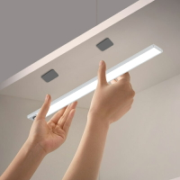 LED無線自粘磁吸 壁燈 櫥櫃燈帶充電智能人體感應廚房衣櫃燈