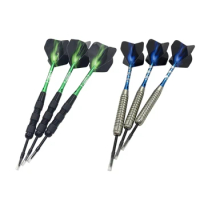 3Pcs/set Professional Steel Tip Darts Set 22Grams Metal Darts Set PET Flight Portable Darts Tools with Aluminum Shafts