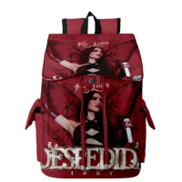 WAWNI Kimberly Loaiza La Despedida Tour Backpack Men Women Schoolbag Harajuku Backpacks Cosplay 3D Traval Bag Unique Daypack