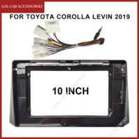 10 Inch For TOYOTA Corolla Levin 2019 Car Radio Stereo GPS MP5 Android Player Head Unit 2 Din Panel Fascias Frame Dash Cover
