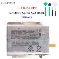 Original 3180mAh LIP1655ERPC Phone Battery For SONY Xperia XZ2 H8296 Replacement Batteries Bateria+Tools