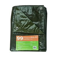 ผ้าใบซุปเปอร์เคลือบ 2 ด้าน ขนาด 3 หลา x 4 เมตร สีเขียวขี้ม้า