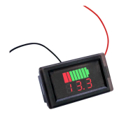 【MASTER】電壓電量顯示器 12V~60V 電流錶 電壓錶頭 B-BC5(電量錶頭 蓄電池電量 電量錶 電壓表)
