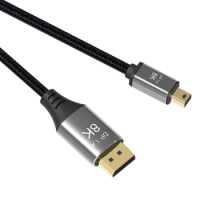 Mini DP to DP Cable Bi-Directional Transmission 8K DisplayPort 1.4 Version Conversion Cord 8K@60Hz 4K@144Hz For Laptop Accessory