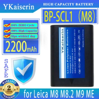 YKaiserin Battery BPSCL1 (M8) 2200mAh for Leica M8 M8.2 M9 M9-P MM ME M-E Camera BP-SCL1 14464 Bateria