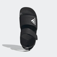 【adidas 愛迪達】GW0344 運動鞋 涼鞋 童鞋 兒童涼鞋 黑 ADILETTE SANDAL K(GW0344)