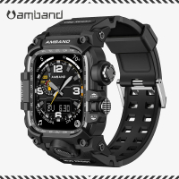 Amband Apple Watch 專用保護殼 ☆ M3 美國鋼鐵特功軍規 TPU 錶帶(45mm - Apple Watch 9 / 8 / 7)
