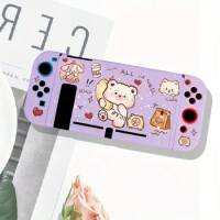 Cute Telephone Bear Protective Case For Nintendo Switch NS Anti-fall TPU Shell NS Joy Con Controller Protector Cover
