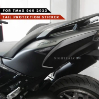 tail corner protection Sticker 3D Tank pad Stickers Oil Gas Protector Cover Decoration For yamaha tmax 560 2022