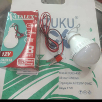 lampu aki led vatalux 8watt DC 12V