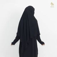 Maslaha Niqab l New French Khimar l Daily French Khimar Crinkle Semua Ukuran Milo