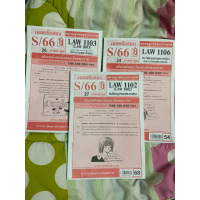 ชีทแดง LAW1102 & LAW1106 &LAW1103 มือสอง ขาย3เล่ม (ใหม่มาก) คําแนะนําการขายที่ร้อนแรงในเดือนนี้