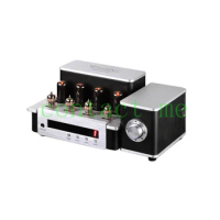 YAQIN MS-6V6 6V6+12AU7+12AT7 push-pull Tube Amplifier，Output power : 12.5W*2，Frequency Response : 5Hz-75KHz