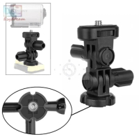 3-Way 1/4 Screw Tripod Mount Adapter Accessories for Sony Action Camera AS20 AS30V AS100V AS200V AS300 HDR AZ1 X3000 As VCT-AMK1